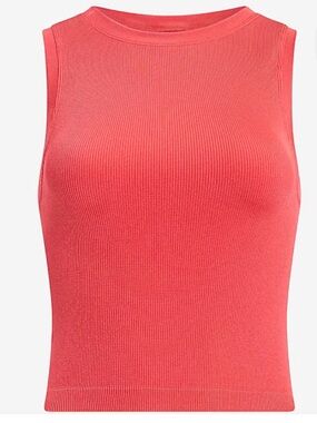 Express - Body Contour Seamless Ribbed High Neck Tank, size L/XL